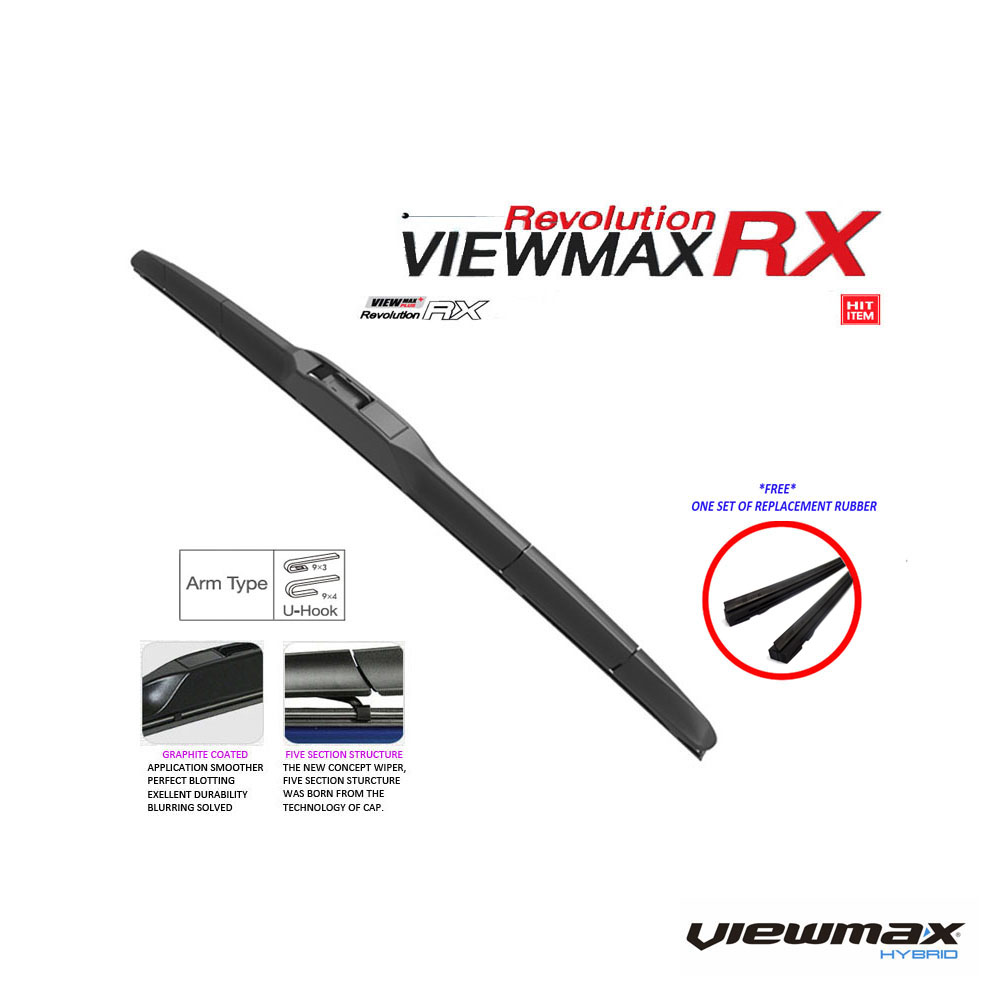 Hyundai Atos CAP ViewMax Revolution RX Hybrid Windshield Wiper Blades 16