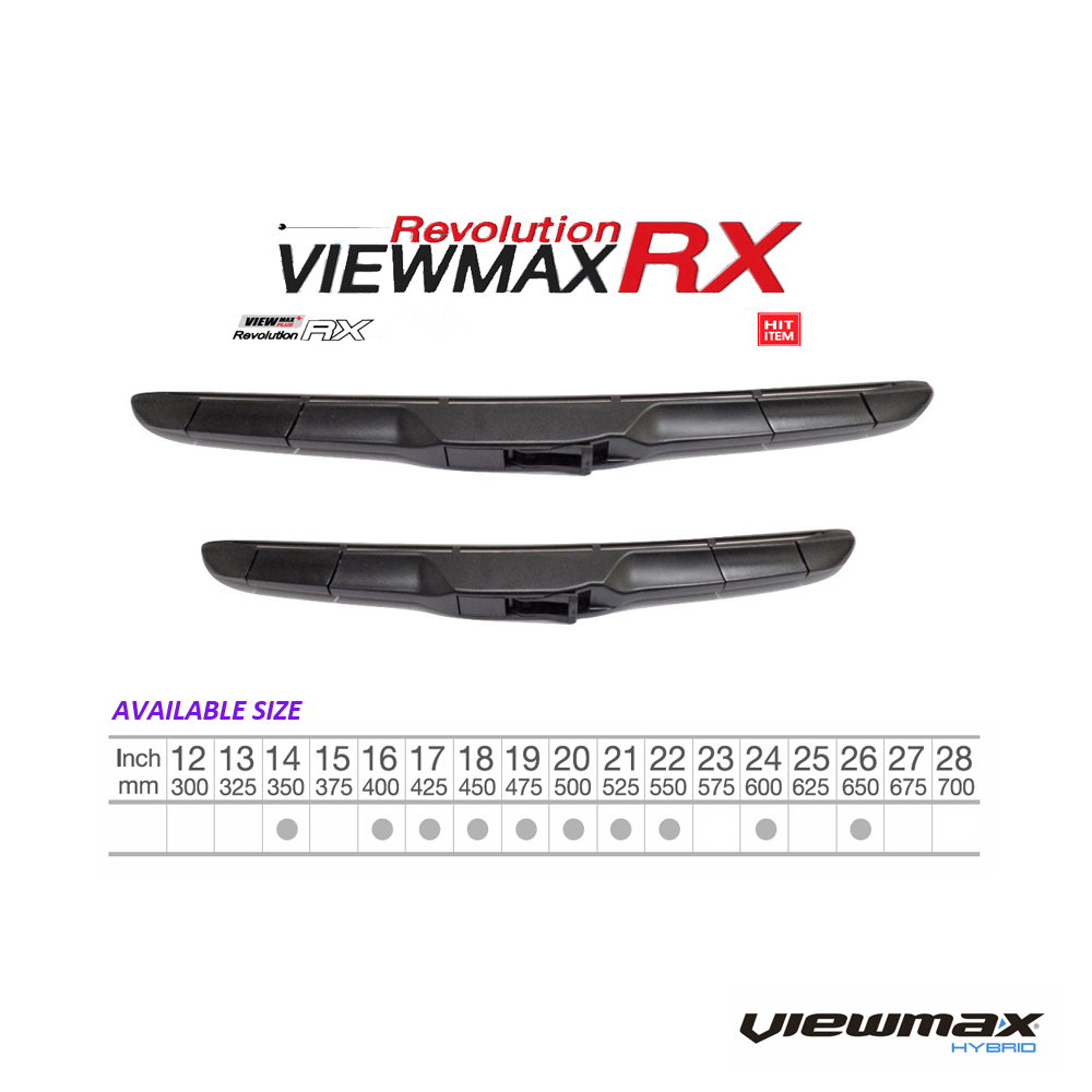 Hyundai Sonata EF CAP ViewMax Revolution RX Hybrid Windshield Wiper Blades 20