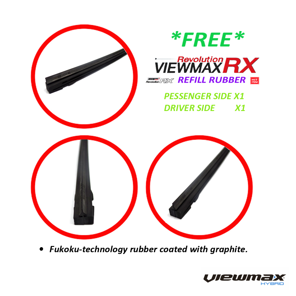 Hyundai Sonata YF CAP ViewMax Revolution RX Hybrid Windshield Wiper Blades 18